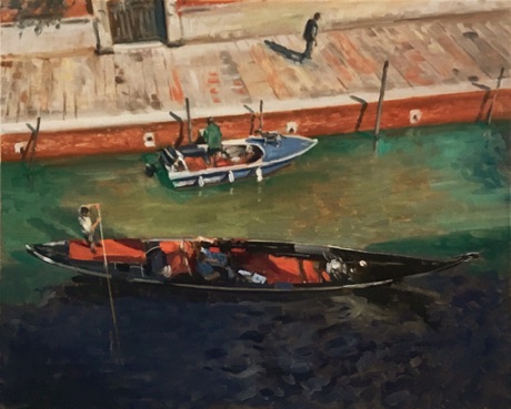 "Gondola Ride"  50 x 40cm
£495 framed £425 unframed